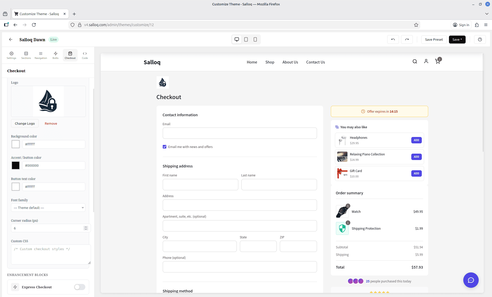 Screenshot of CartOS
