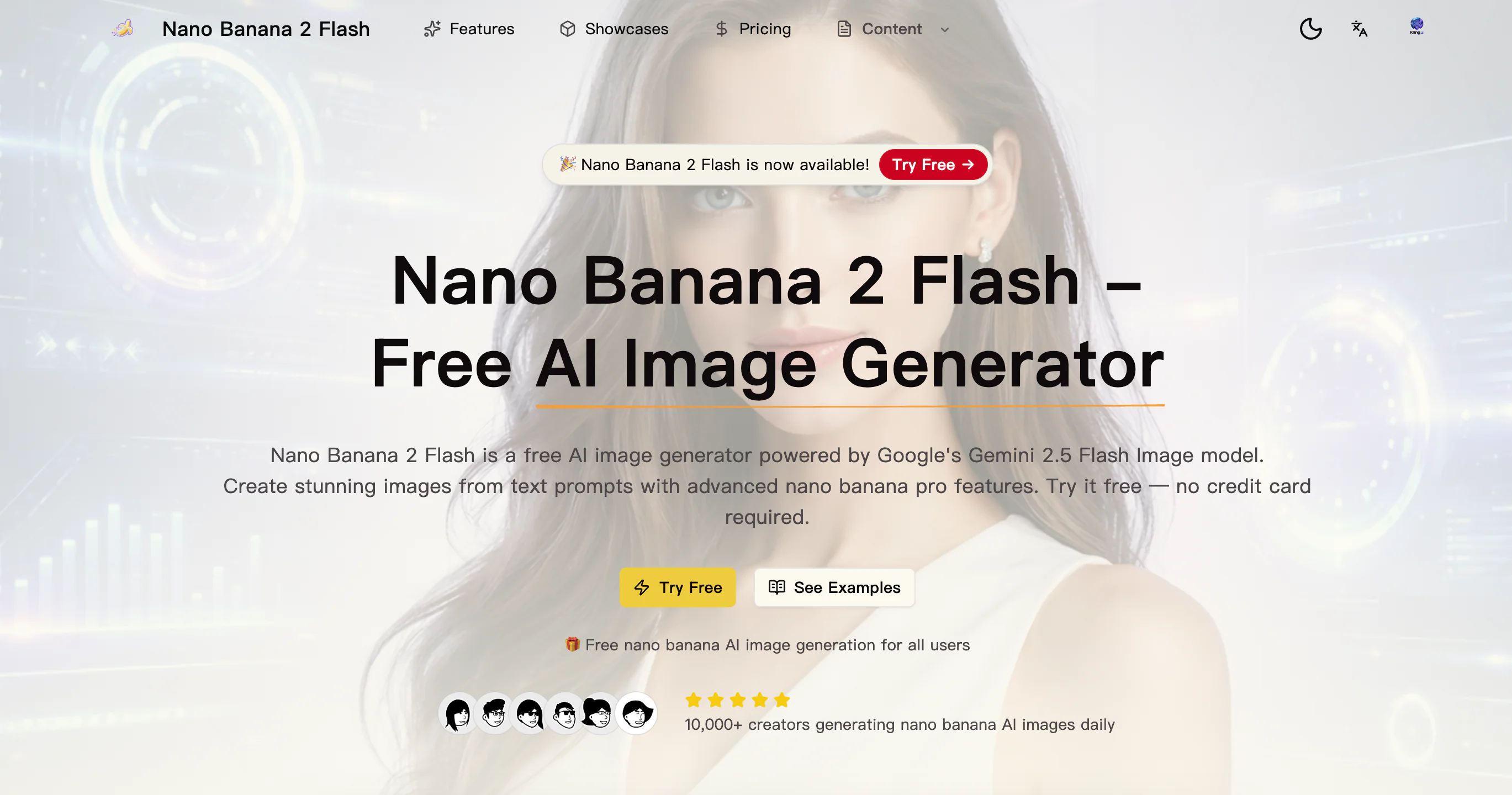 Screenshot of Nano Banana 2 Flash