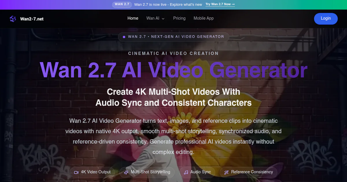 Screenshot 1 of Wan 2.7