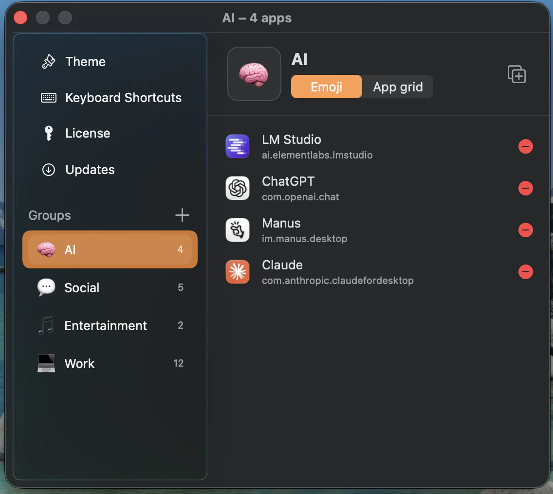 Screenshot 4 of Dock Groups