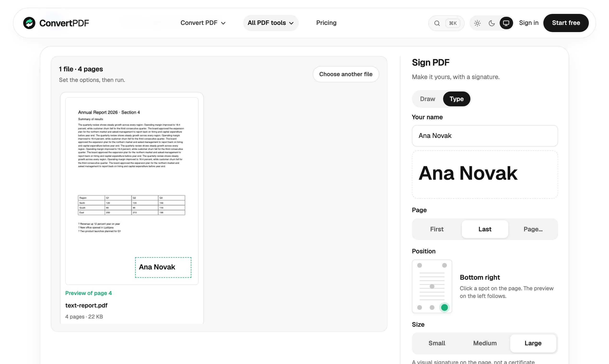 Screenshot 4 of ConvertPDF