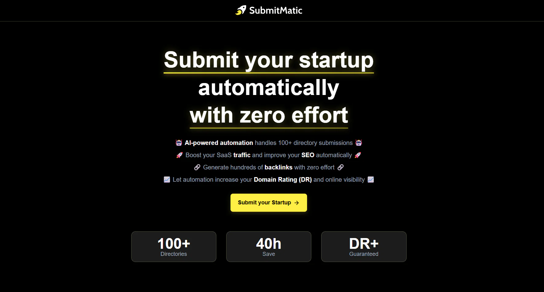 Screenshot of SubmitMatic