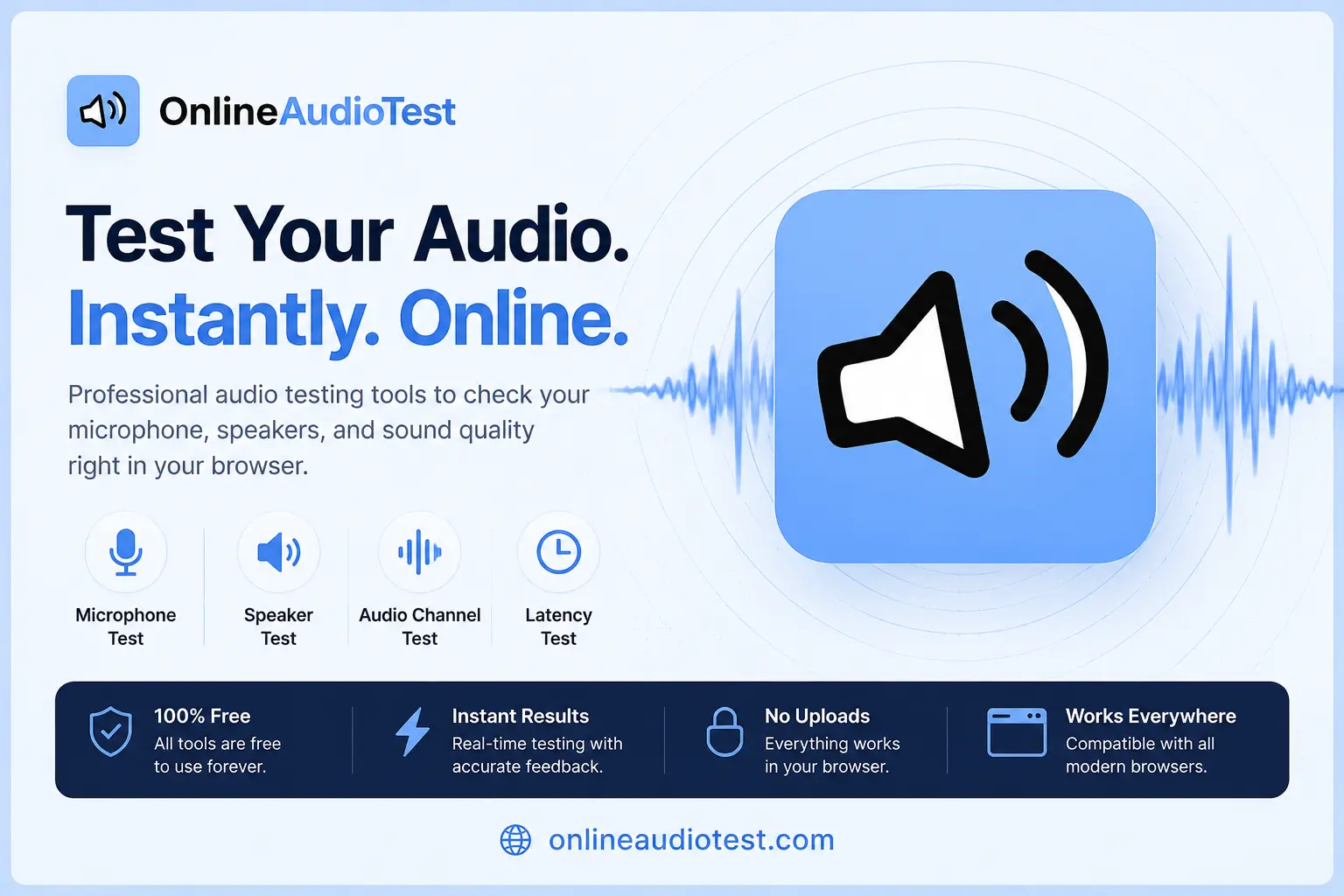 Screenshot 1 of Online Audio Test