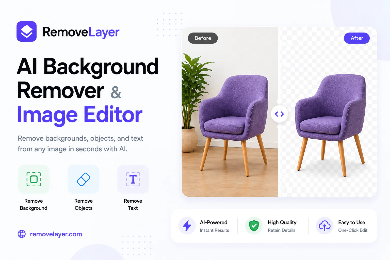 Screenshot 1 of AI Background Remover & Image Editor