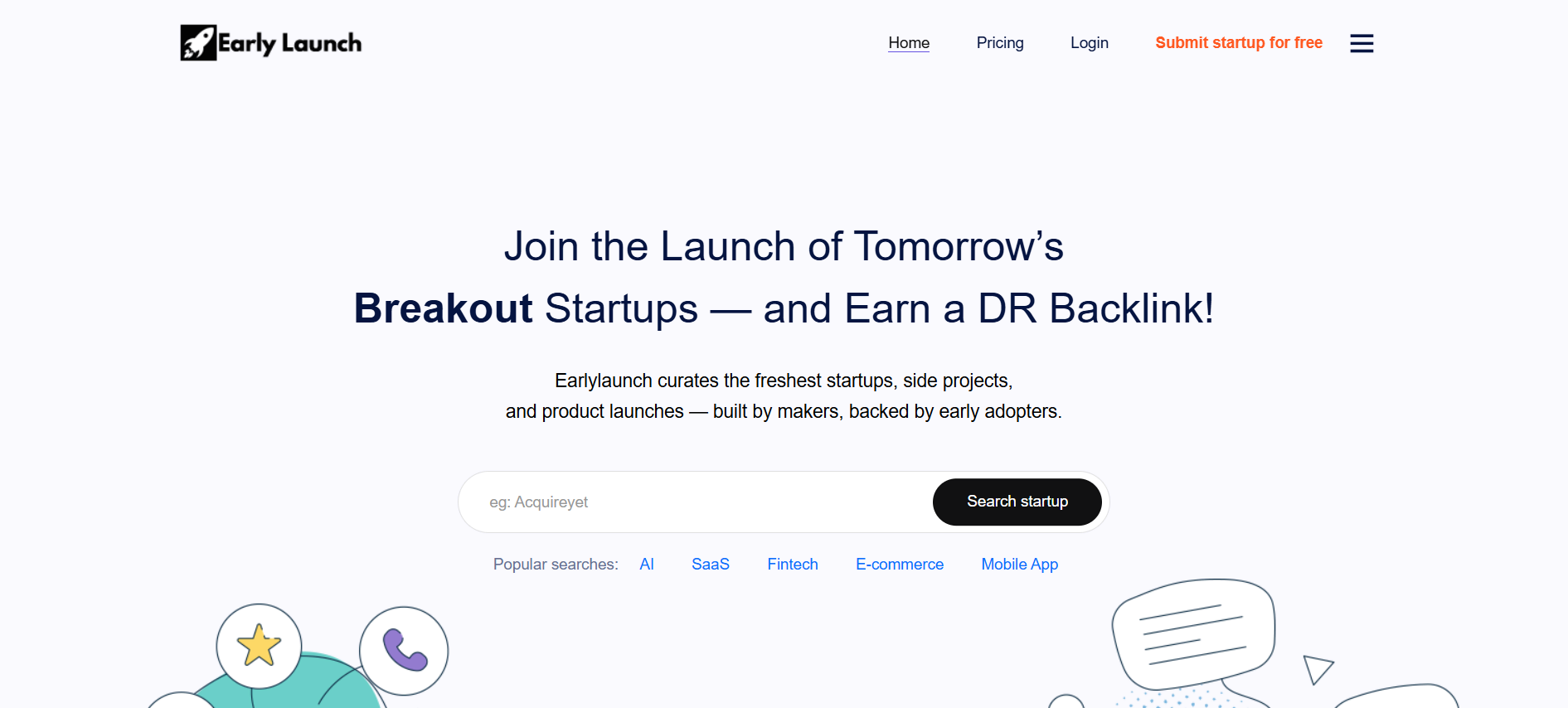 Screenshot of Early Launch