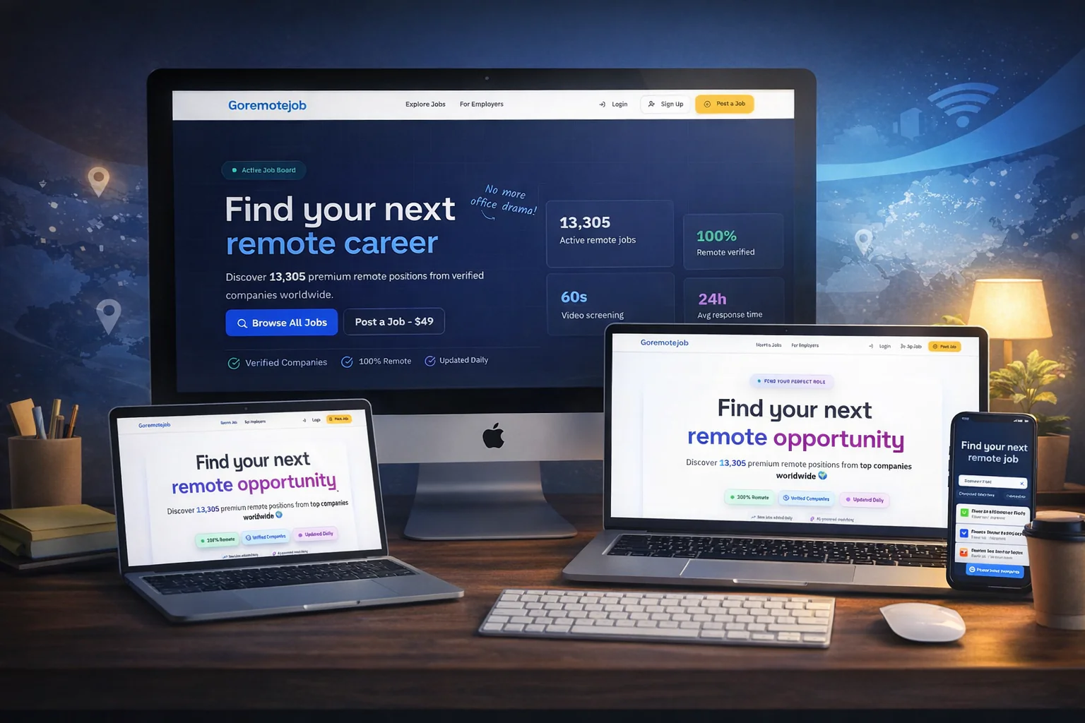 Screenshot of Goremotejob