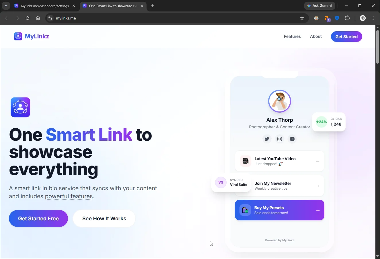 Screenshot 2 of MyLinkz.me