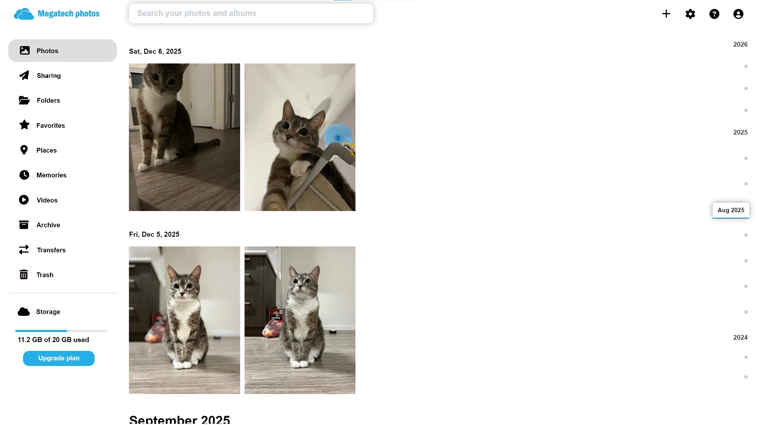Screenshot of Megatech photos