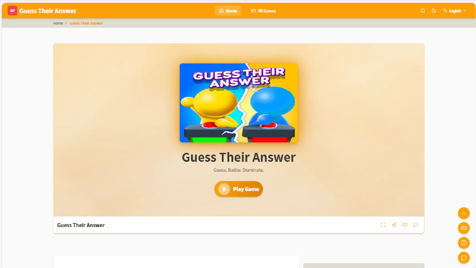 Screenshot of Guess Their Answer