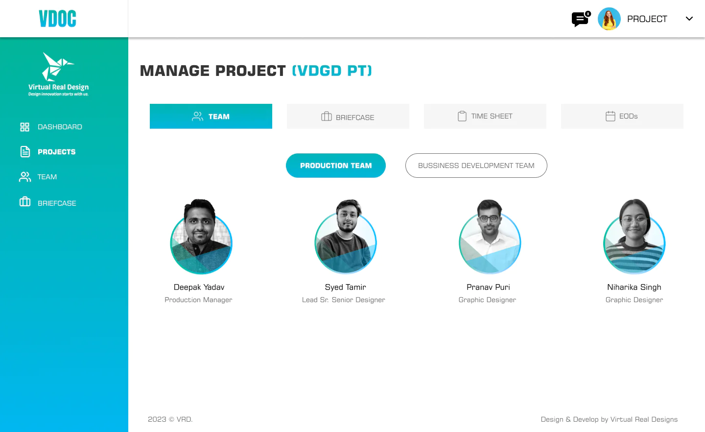 Screenshot of VDOC Tech