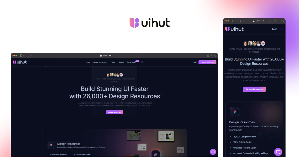 Screenshot of UIHut