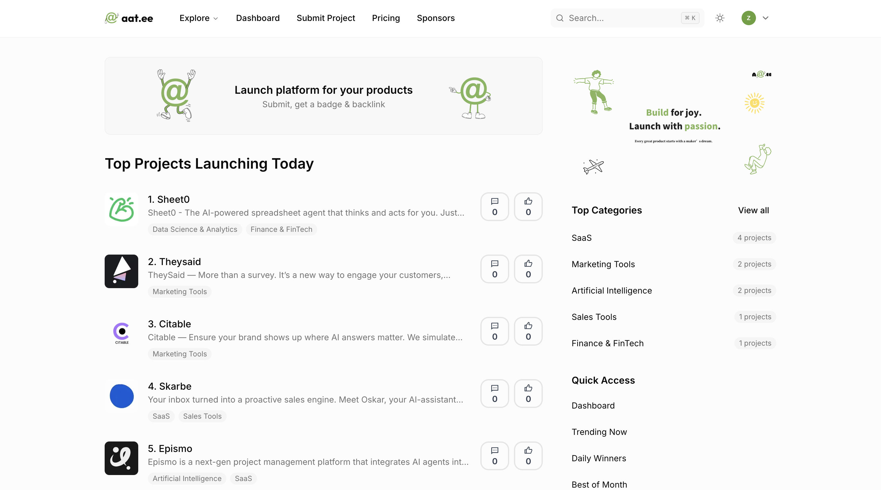Screenshot of aat.ee