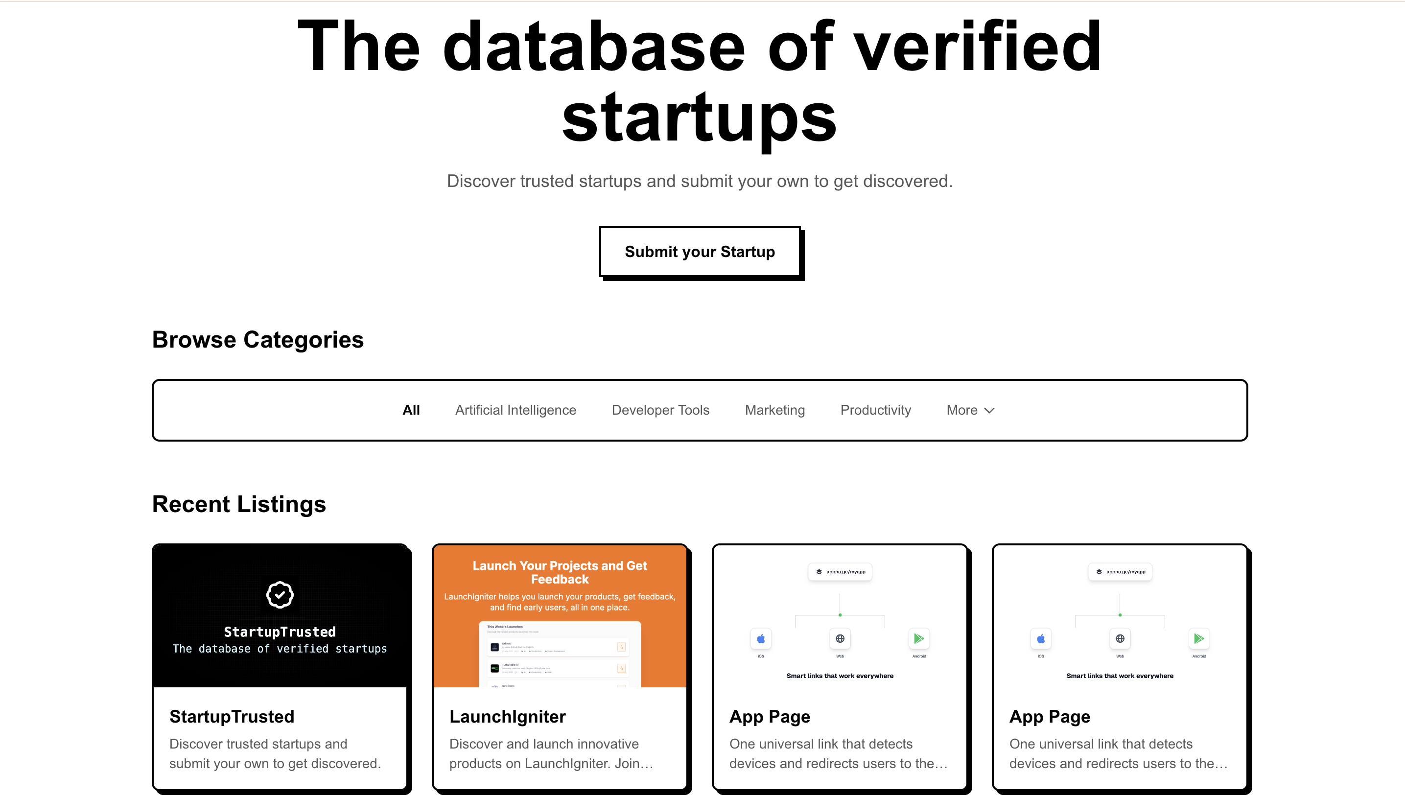 Screenshot of StartupTrusted