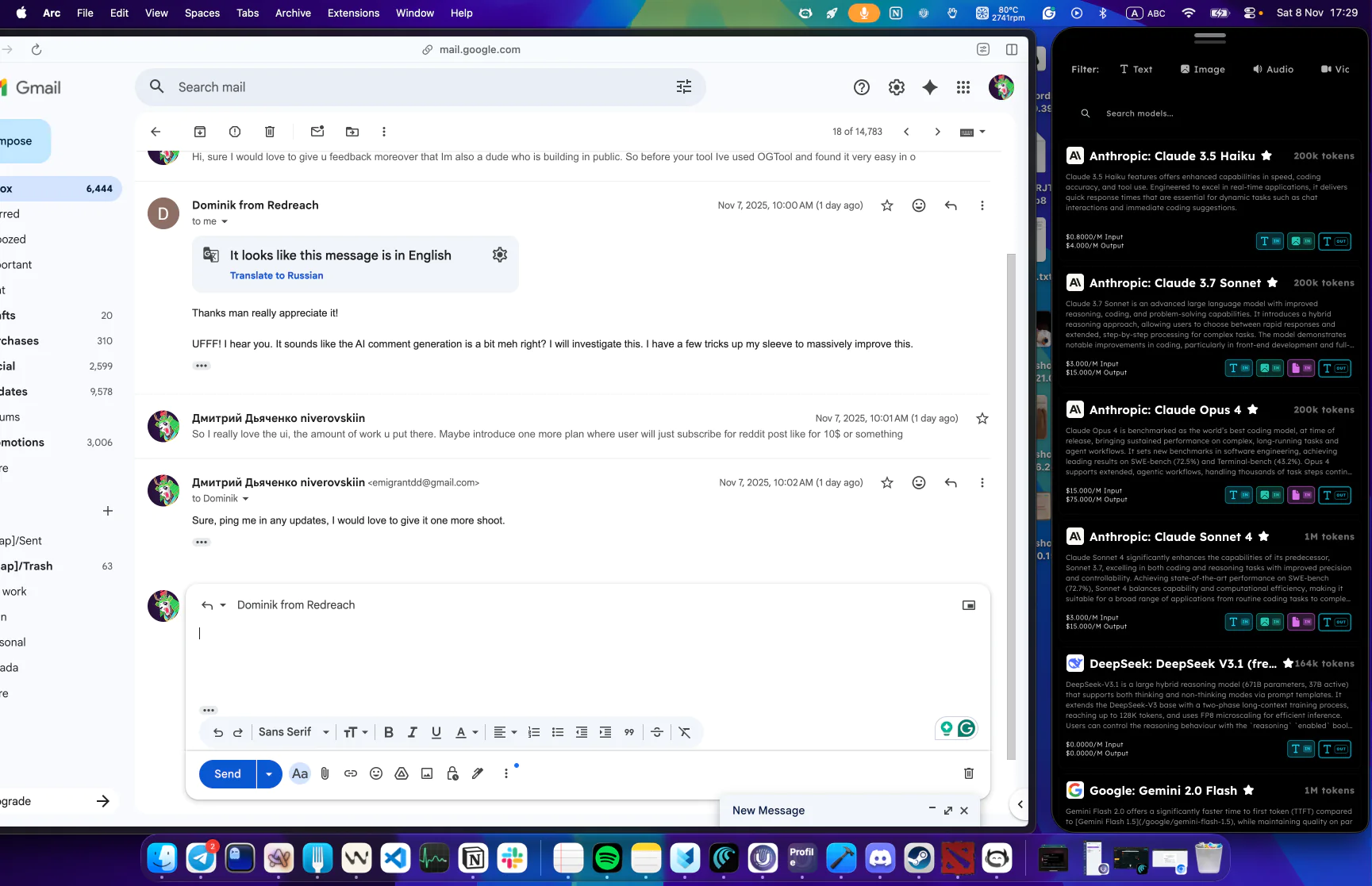 Screenshot of Villson
