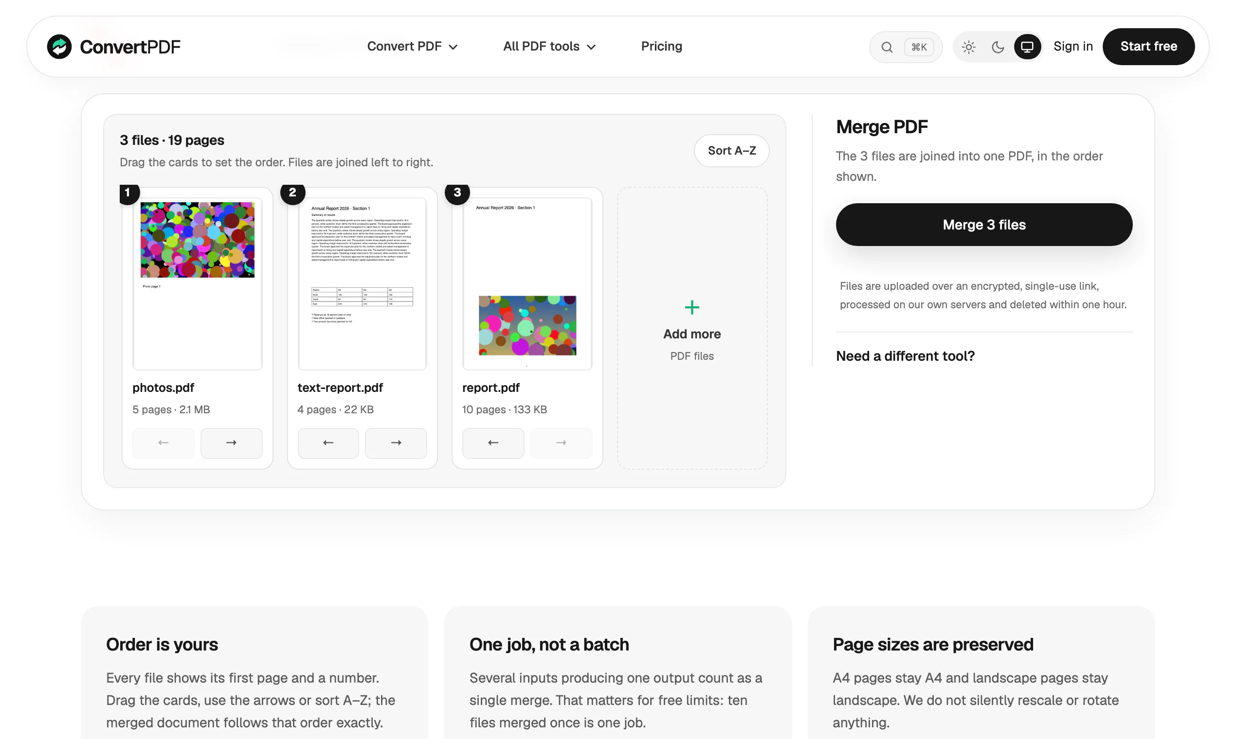 Screenshot 3 of ConvertPDF
