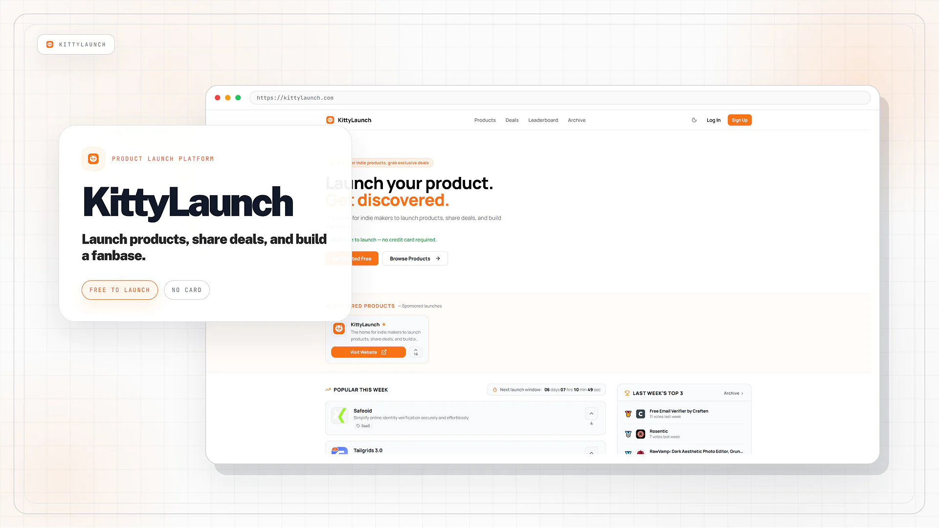 Screenshot of KittyLaunch