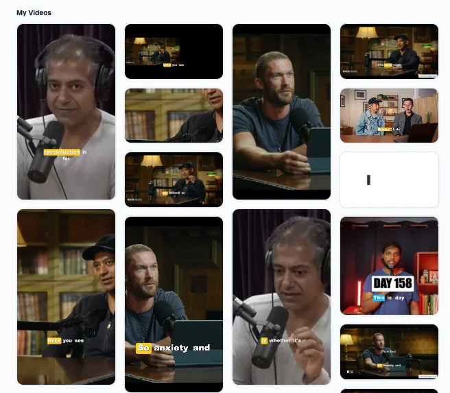 Screenshot of Subclip