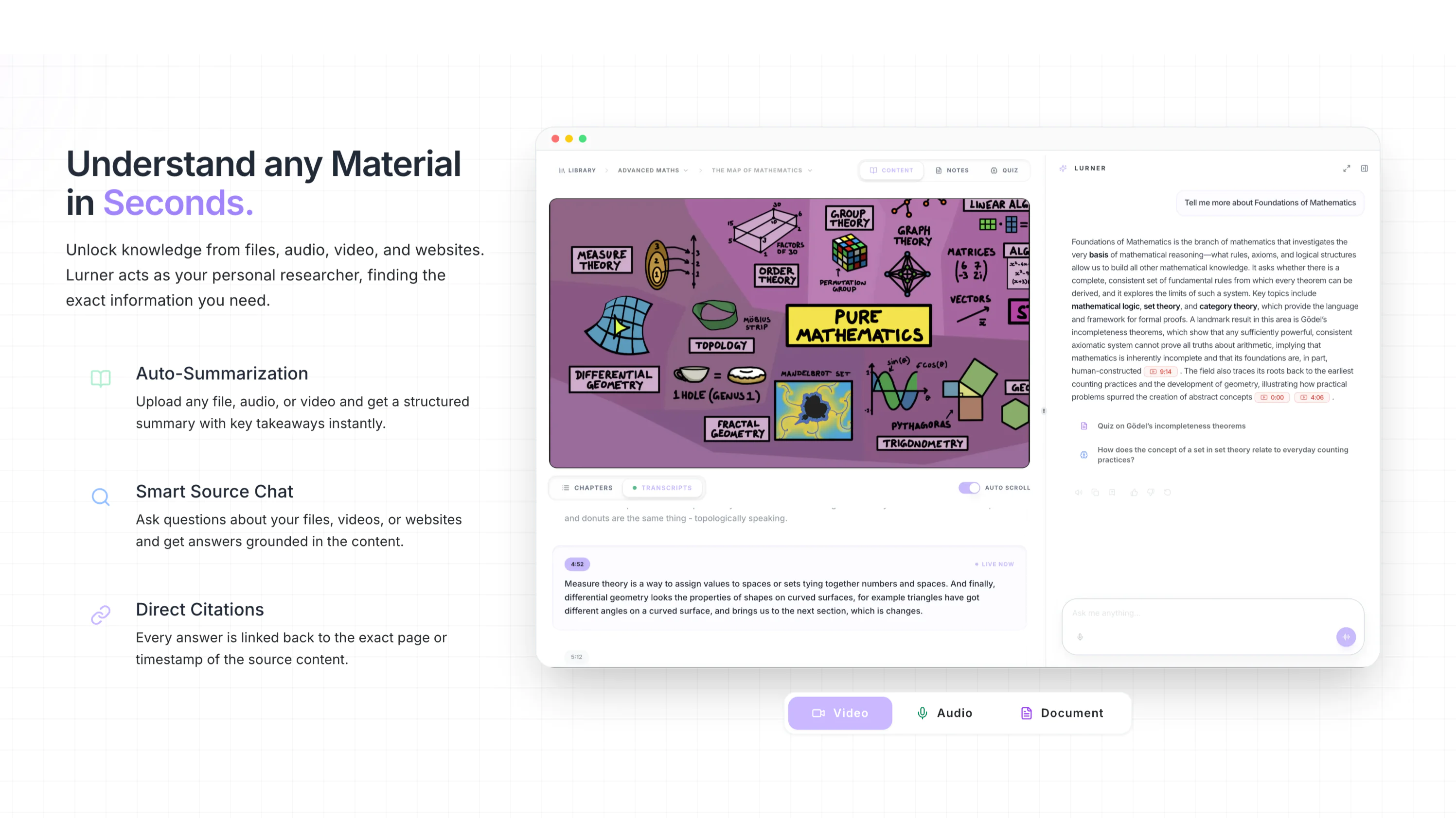 Screenshot of Lurner