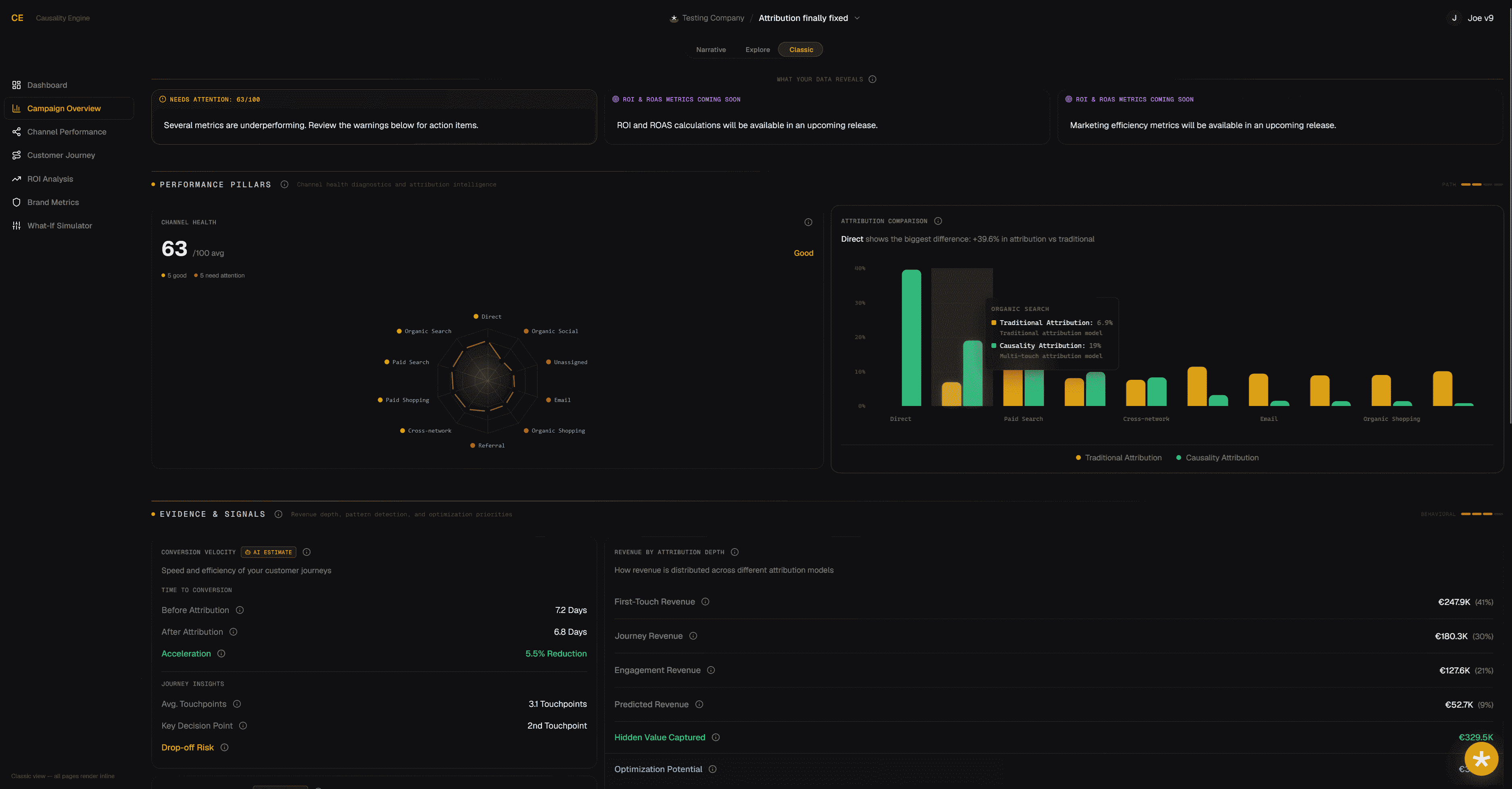 Screenshot 4 of https://causalityengine.ai/