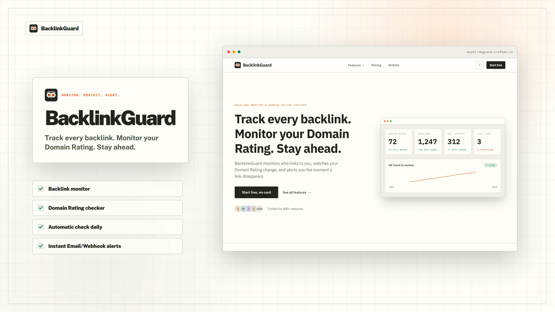 Screenshot 3 of BacklinkGuard