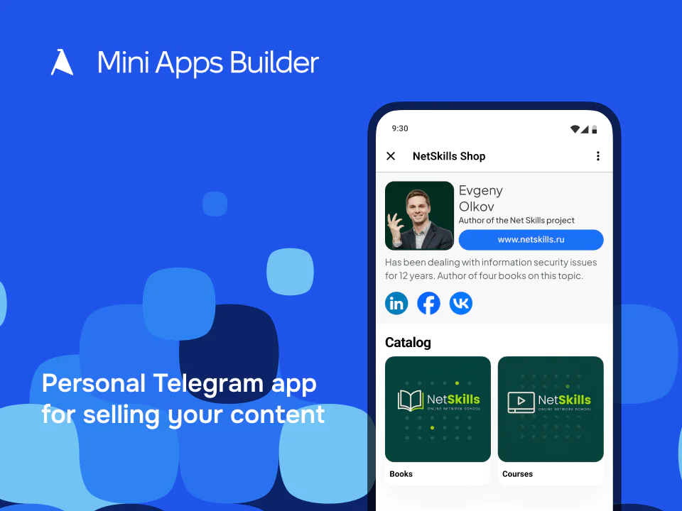 Screenshot of Mini Apps Builder