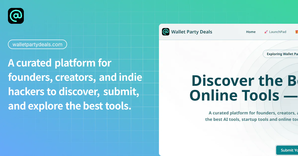 Screenshot of Wallet Party Deals