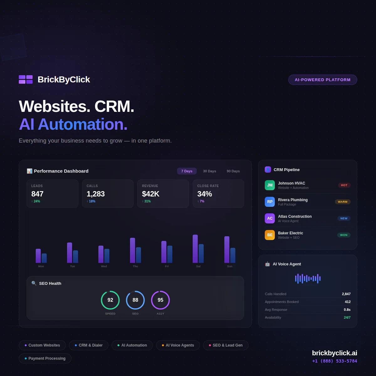 Screenshot of brickbyclick