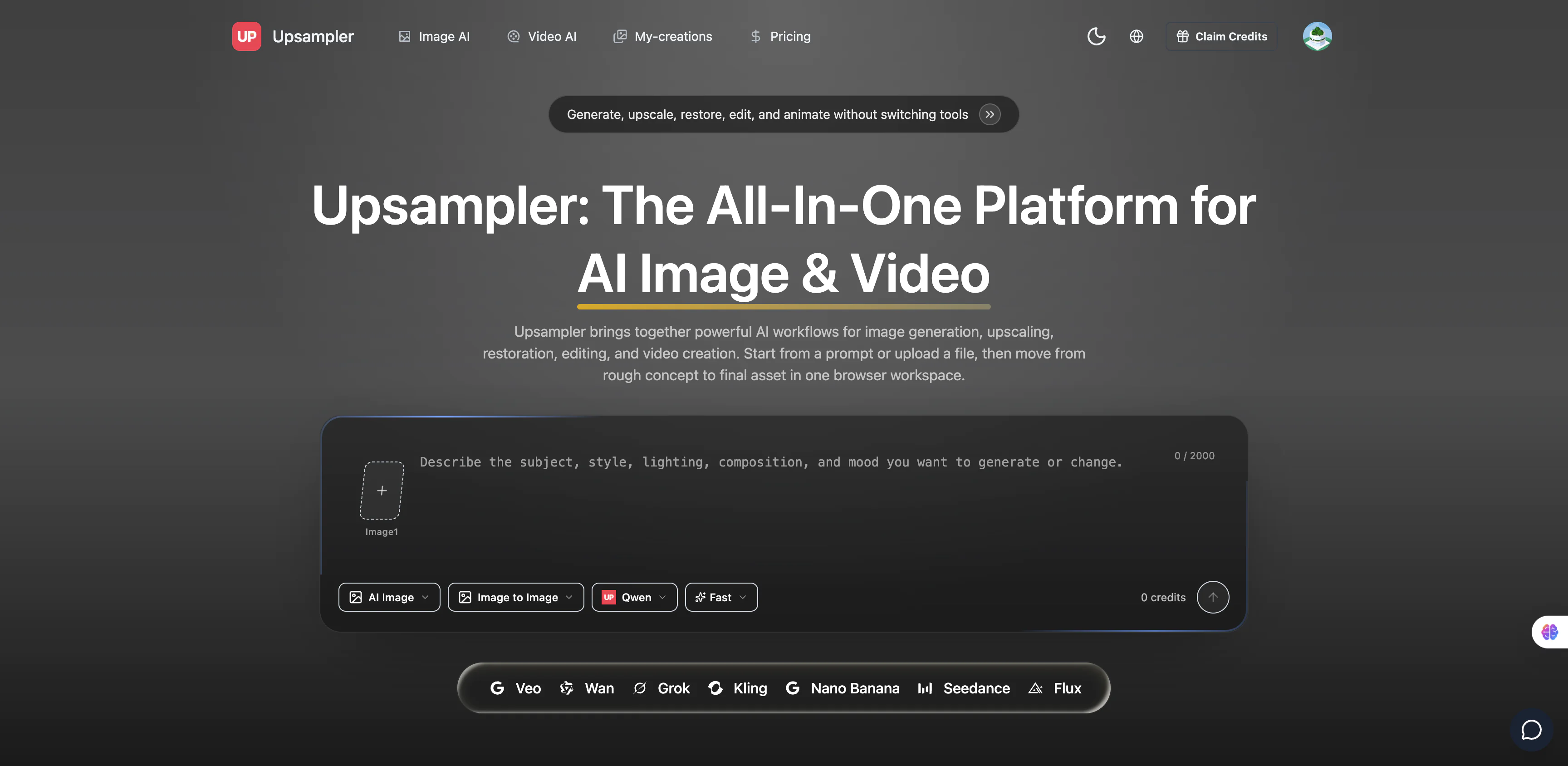 Screenshot 1 of Upsampler