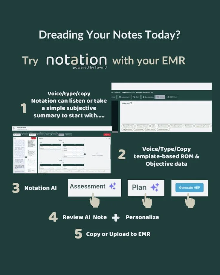 Screenshot of Notation by Fownd