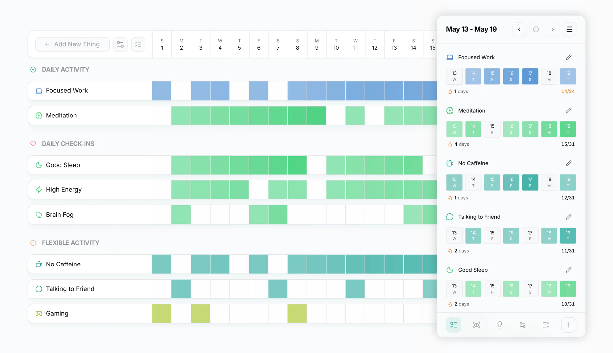 Screenshot 1 of Habitflow