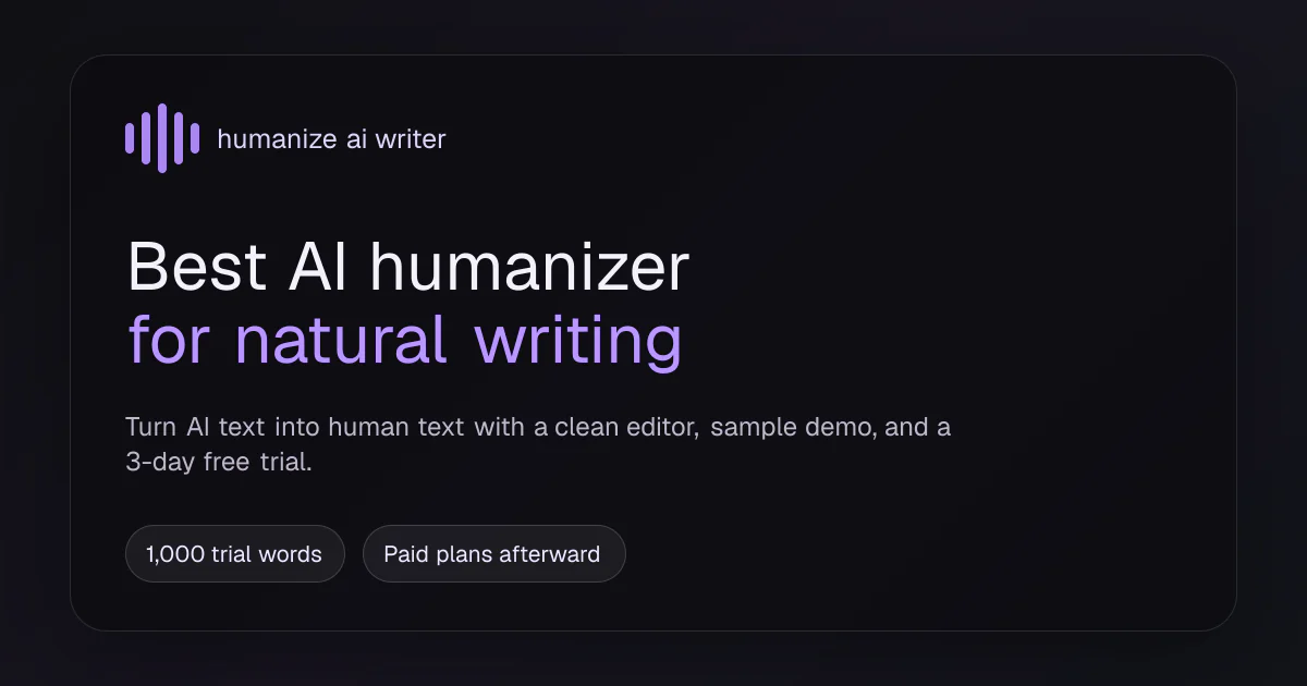 Screenshot 1 of Best AI Humanizer