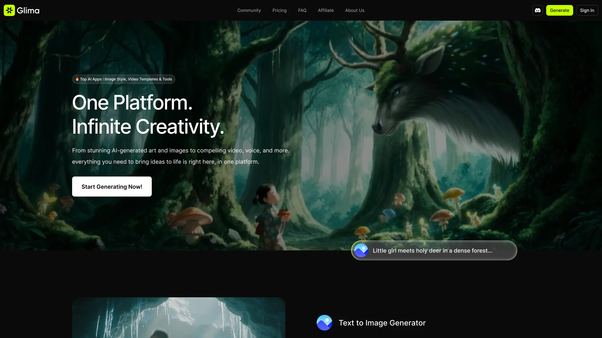 Screenshot of Glima