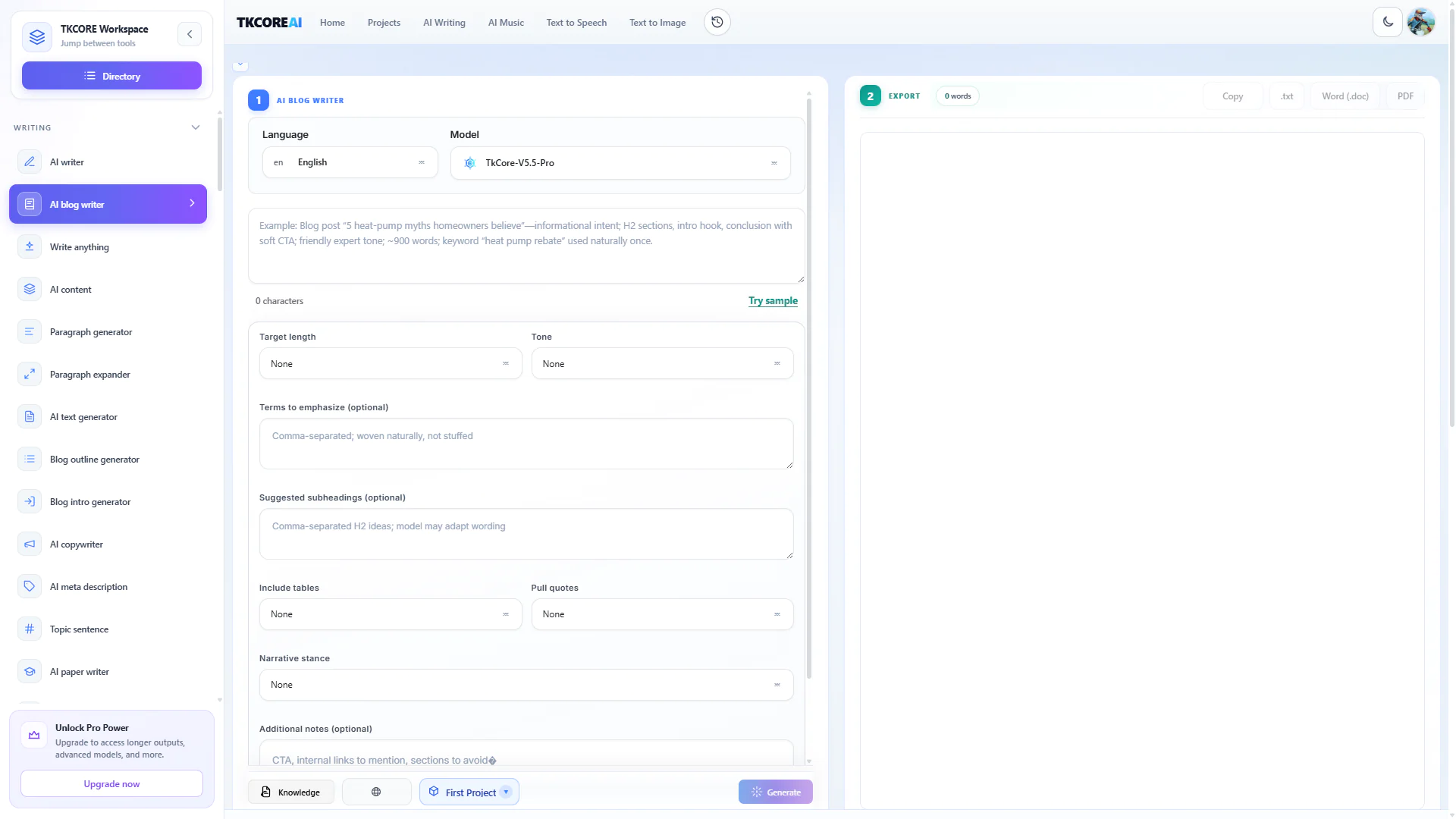 Screenshot 3 of TKCORE AI