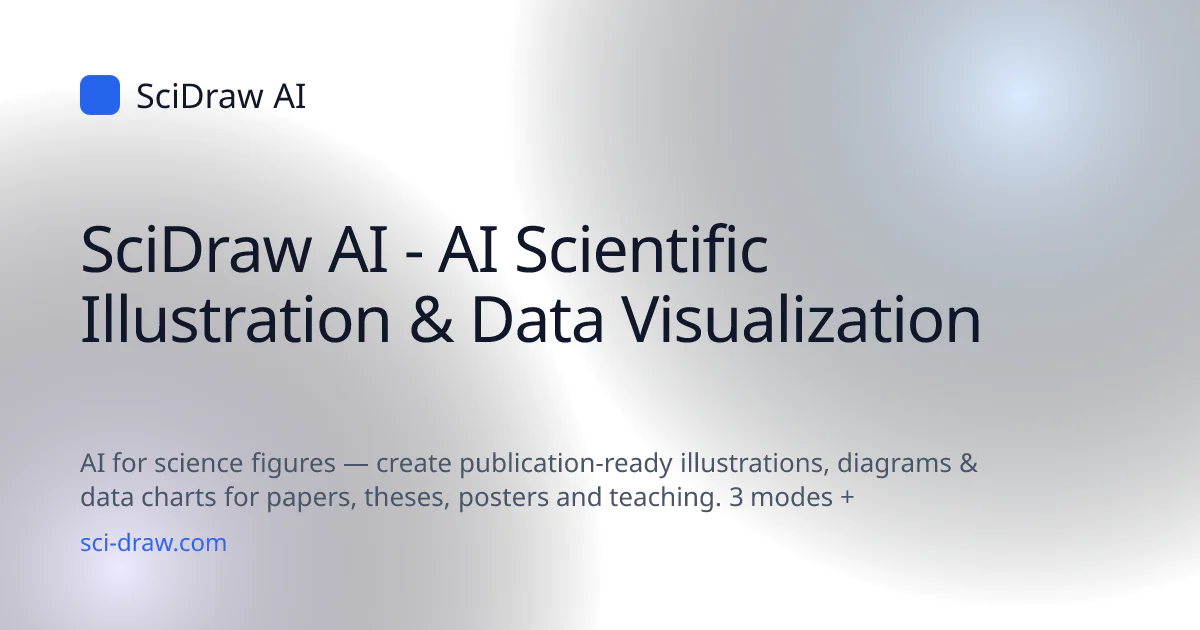 Screenshot 1 of SciDraw AI