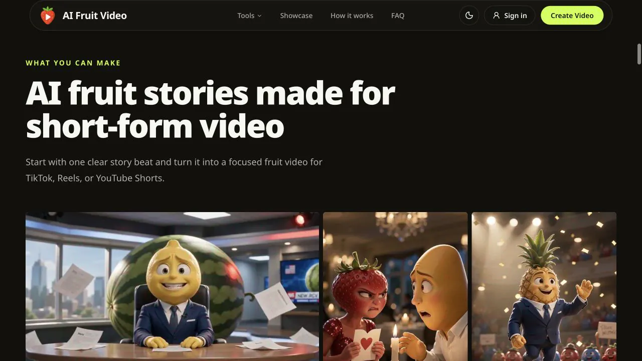 Screenshot 2 of AI Fruit Video Generator