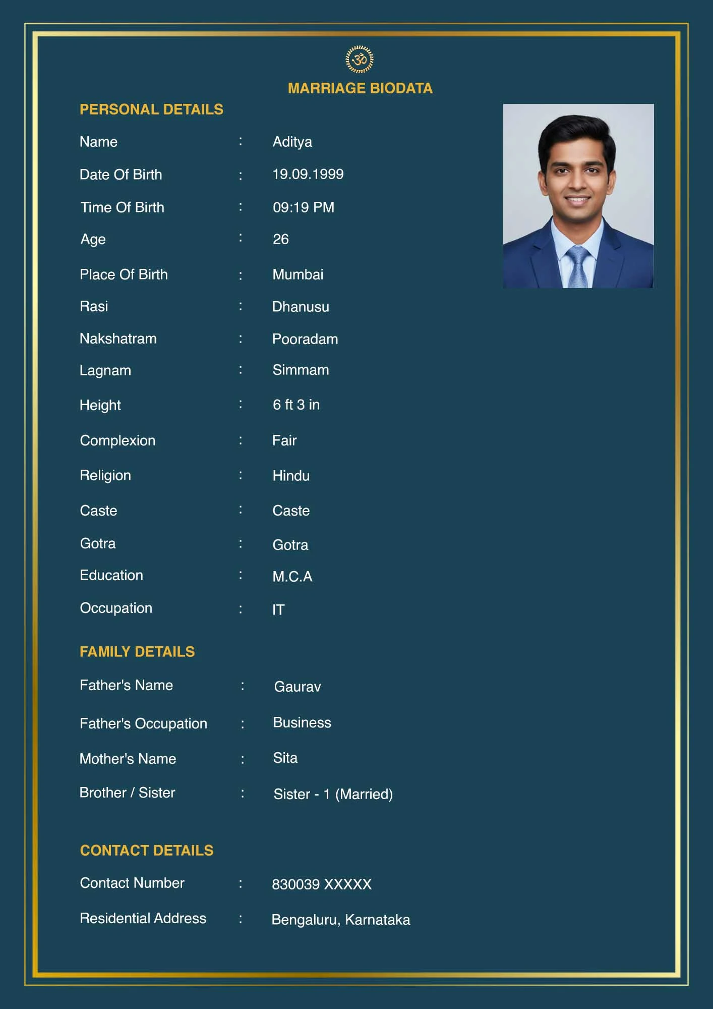 Screenshot 4 of Free biodata maker