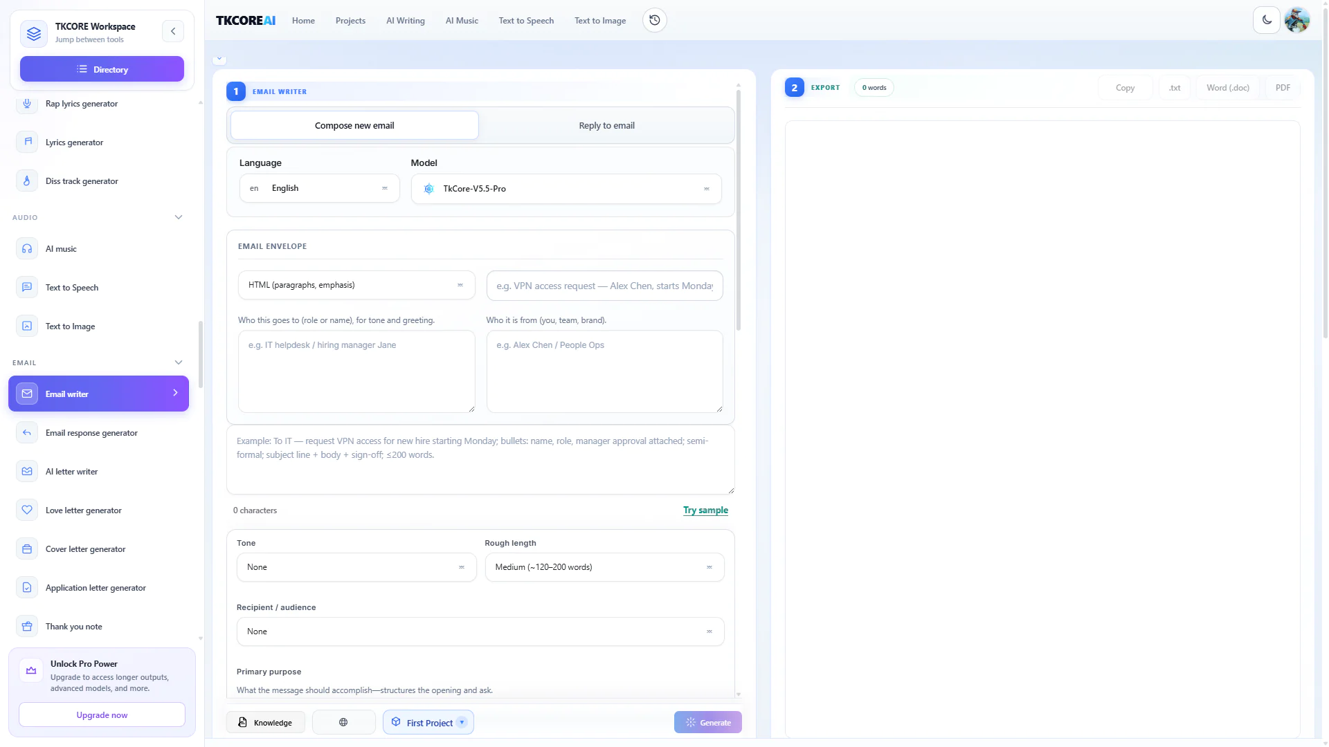 Screenshot 4 of TKCORE AI
