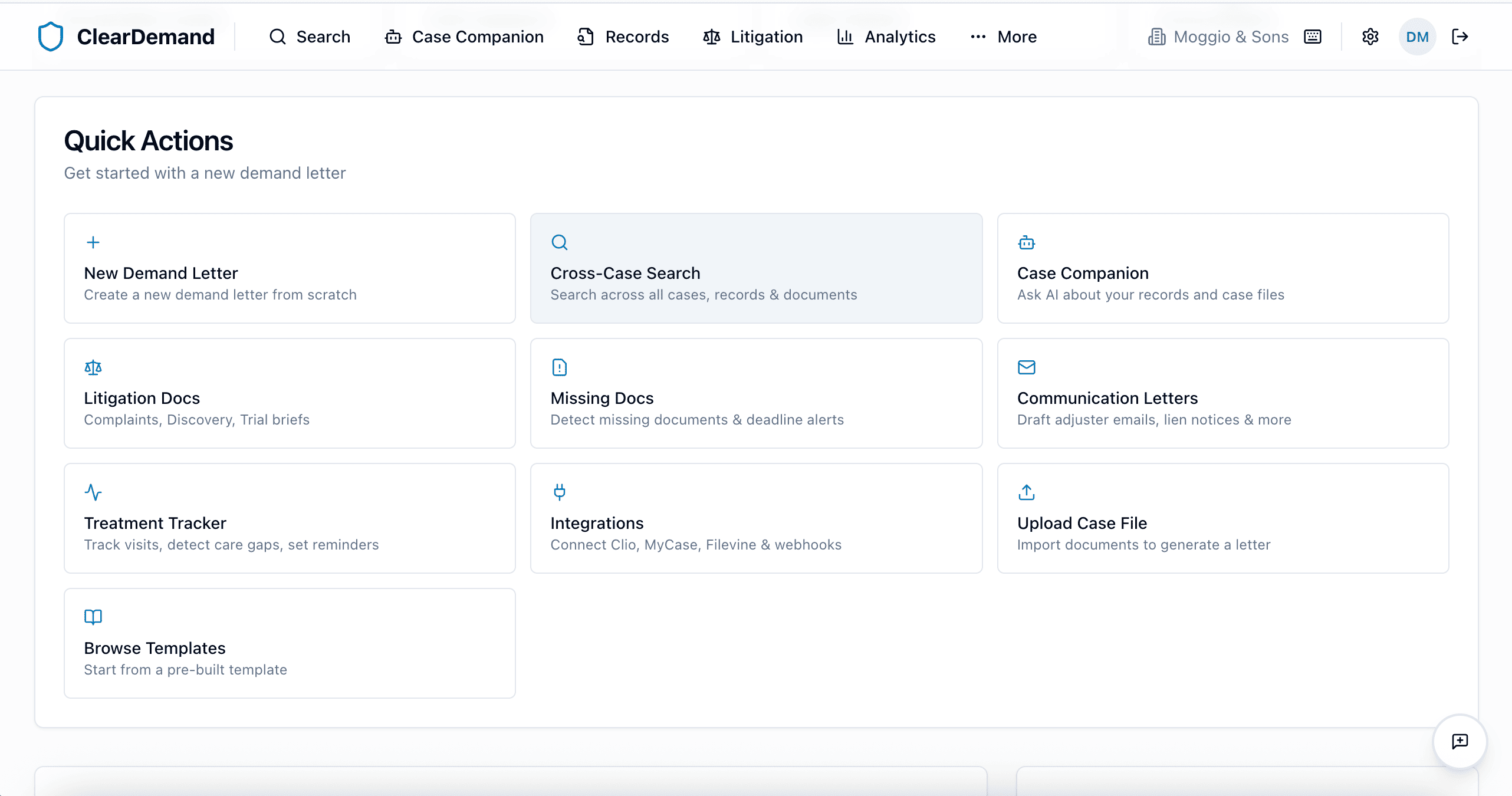 Screenshot of ClearDemand