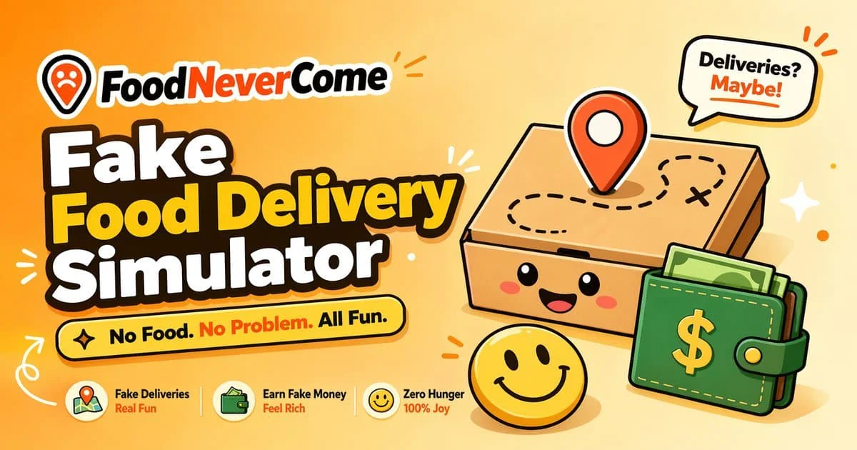 Screenshot 1 of Fake Food Delivery Simulator