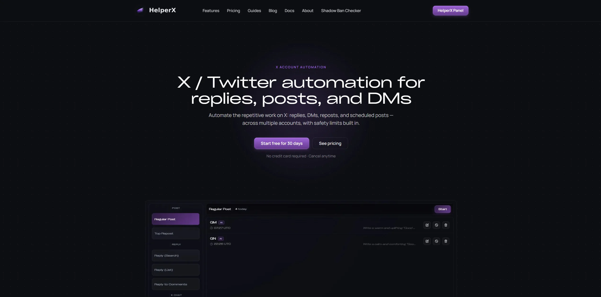 Screenshot 1 of HelperX