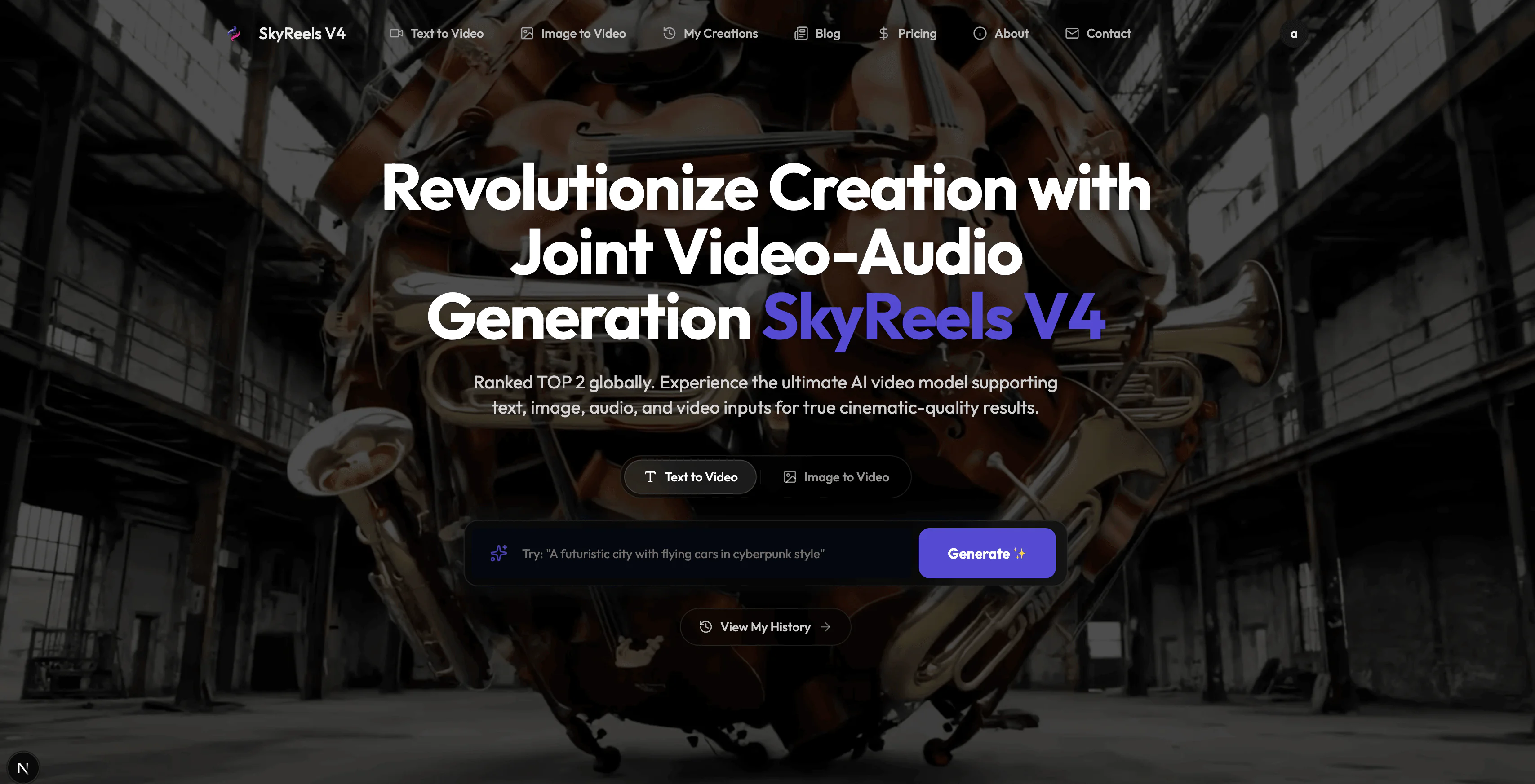 Screenshot of SkyReels V4