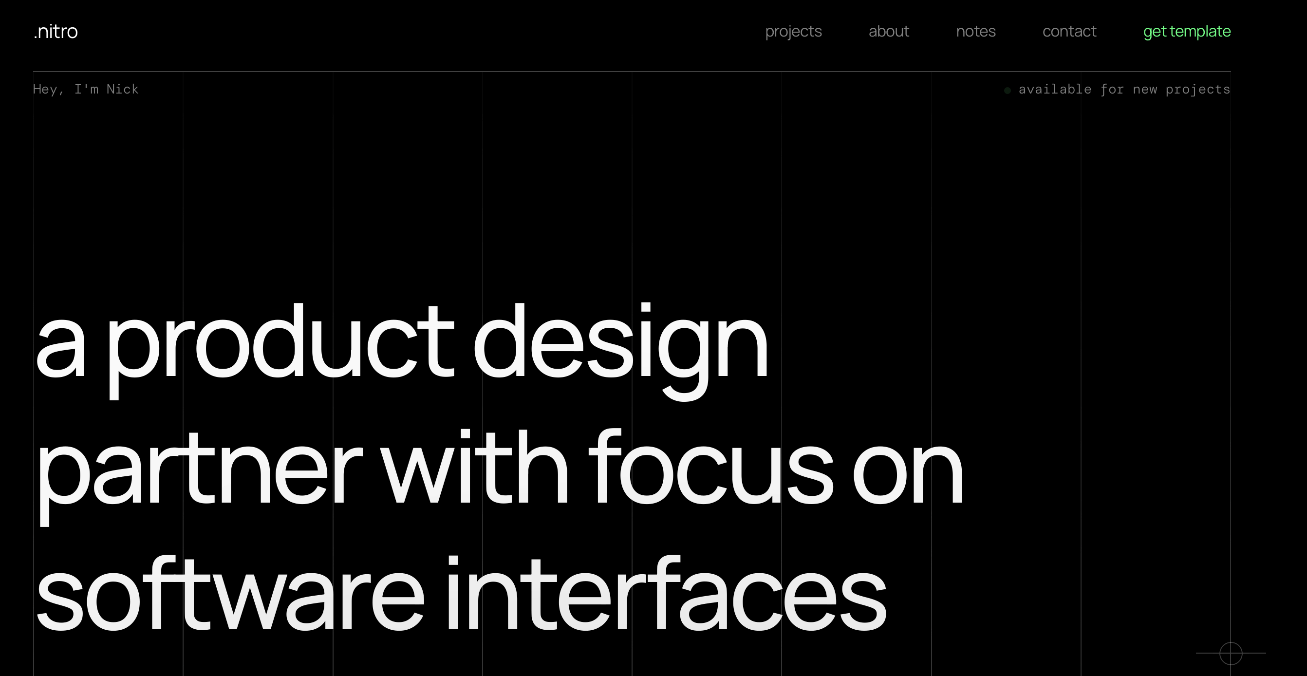 Screenshot of Nitro Design