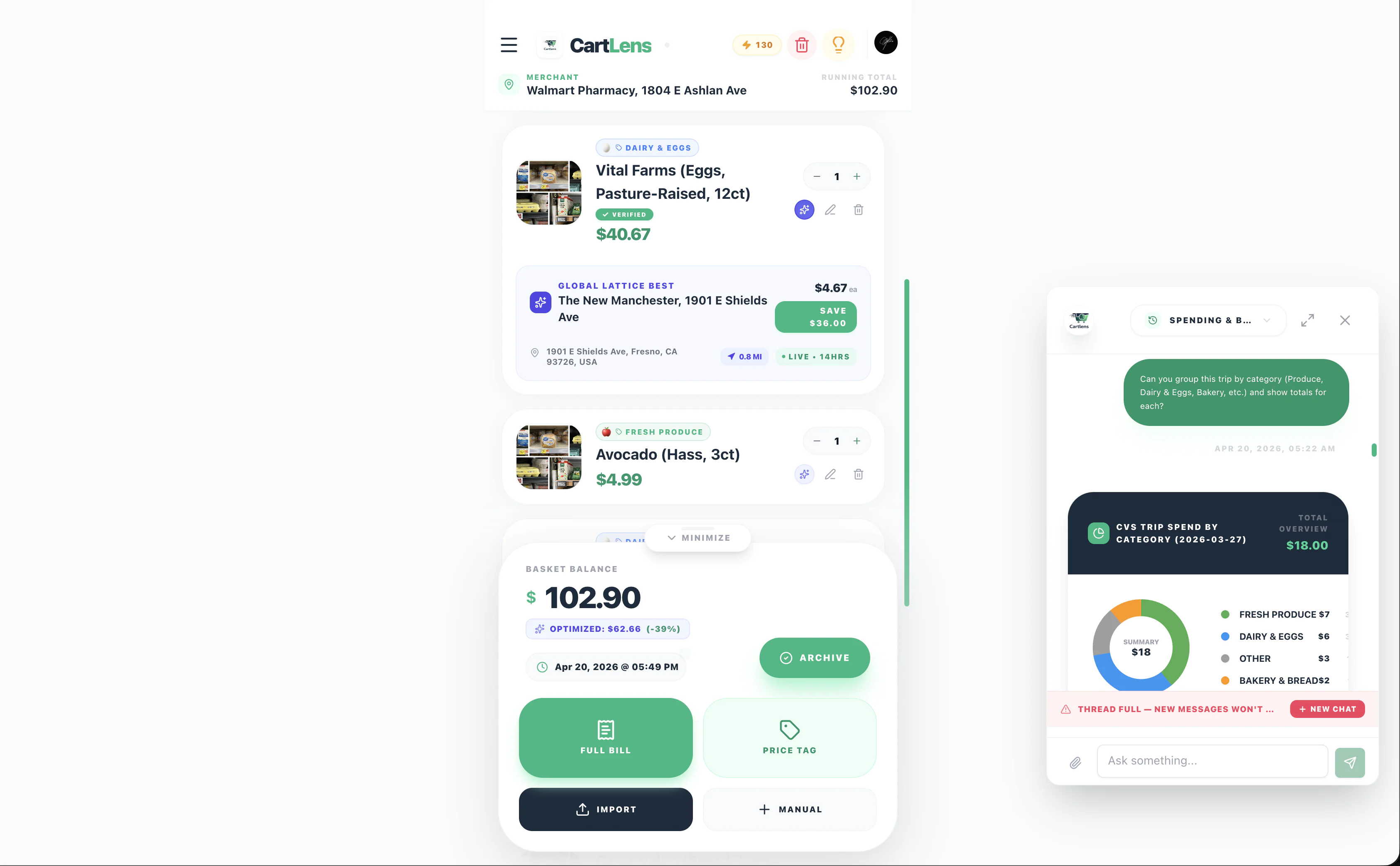 Screenshot 2 of CartLens