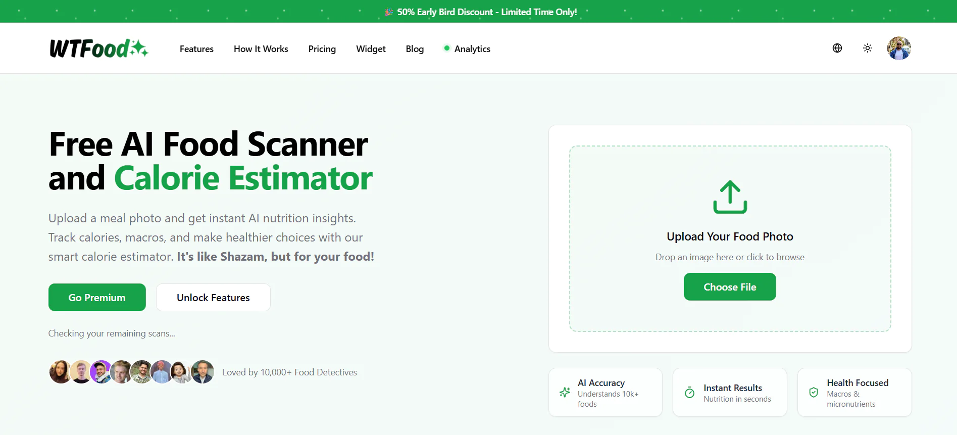 Screenshot of What The Food