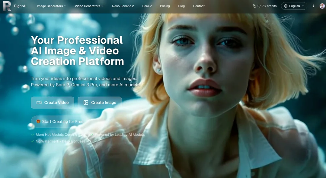 Screenshot of RightAI