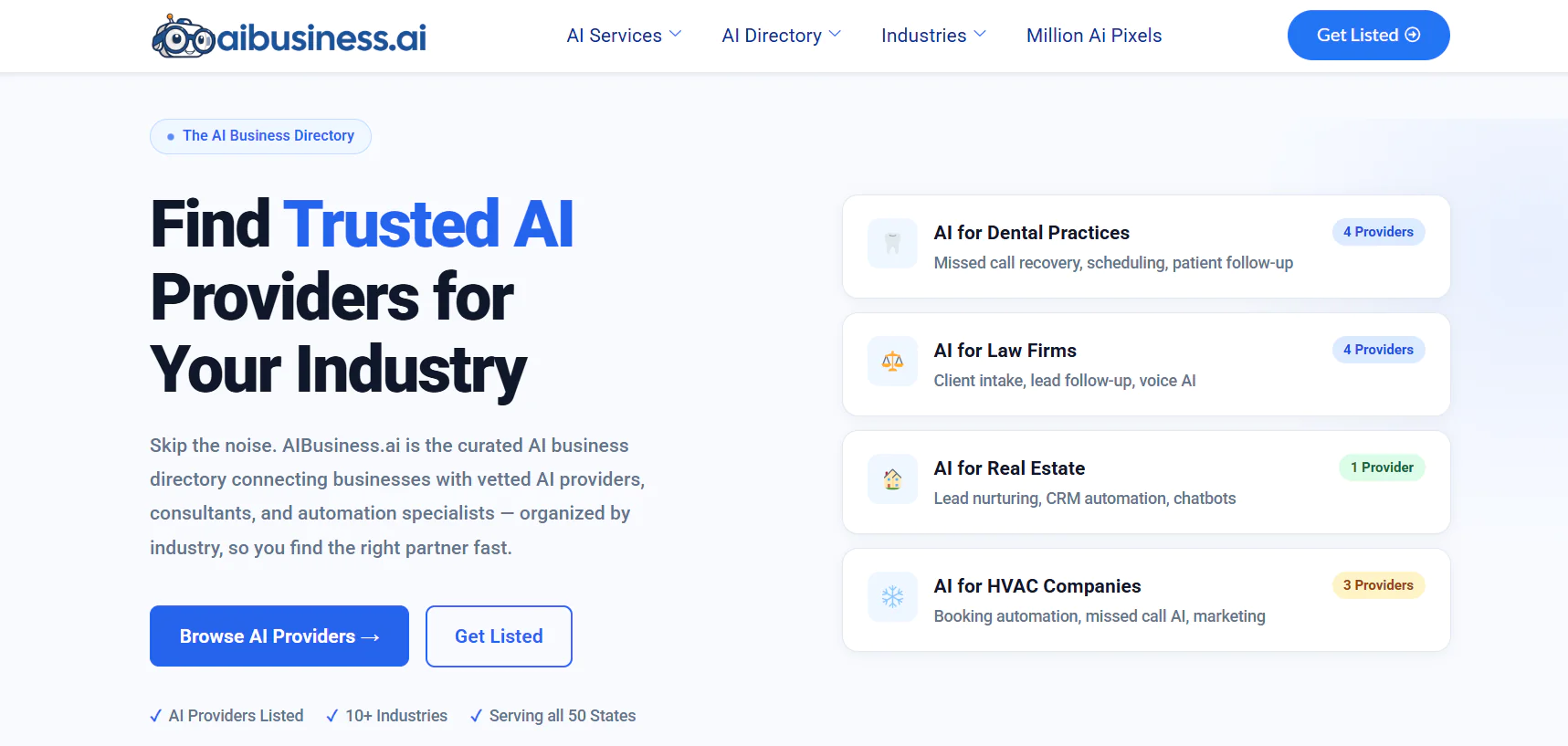 Screenshot 1 of AI Business Directory