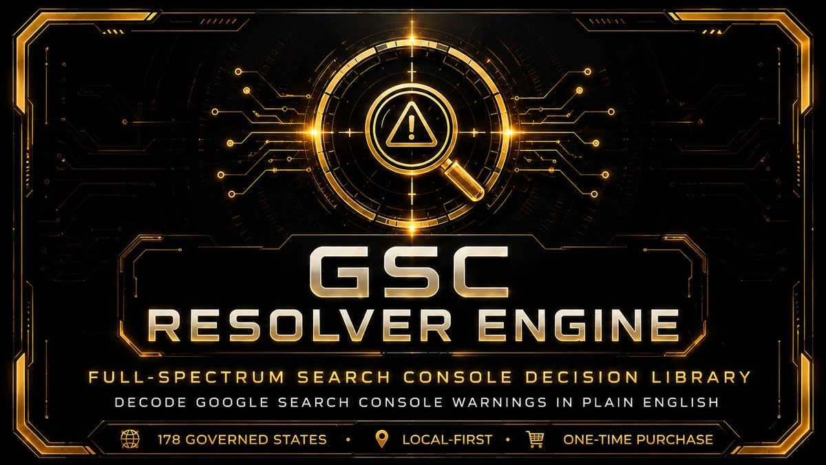 Screenshot 1 of GSC Resolver Engine