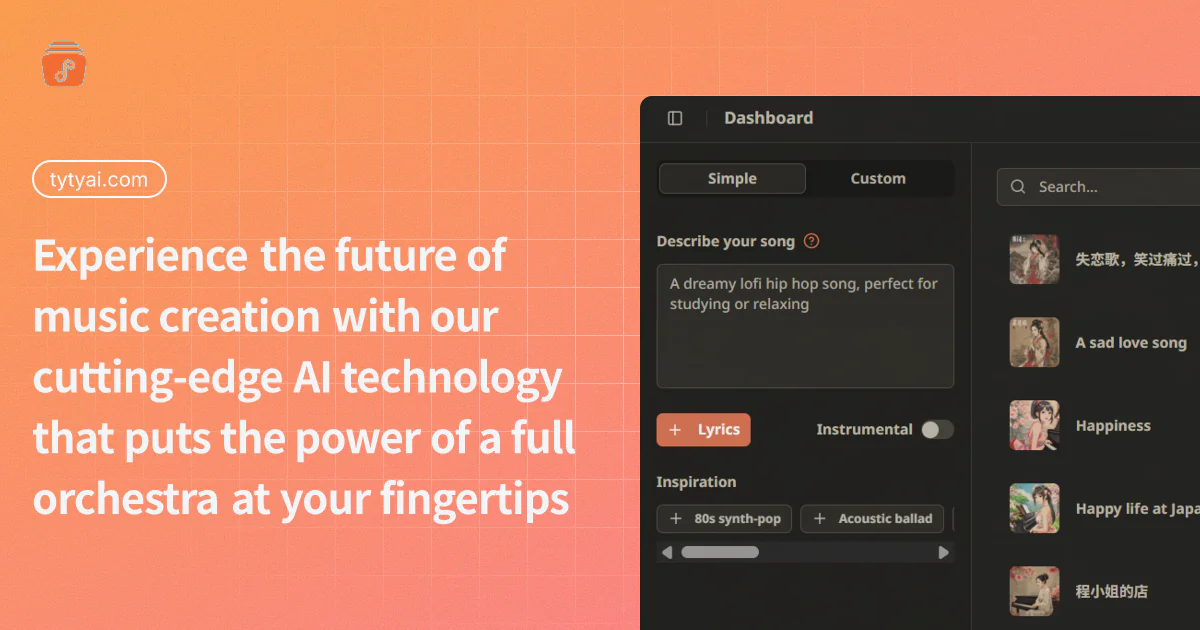 Screenshot of TyTyAi