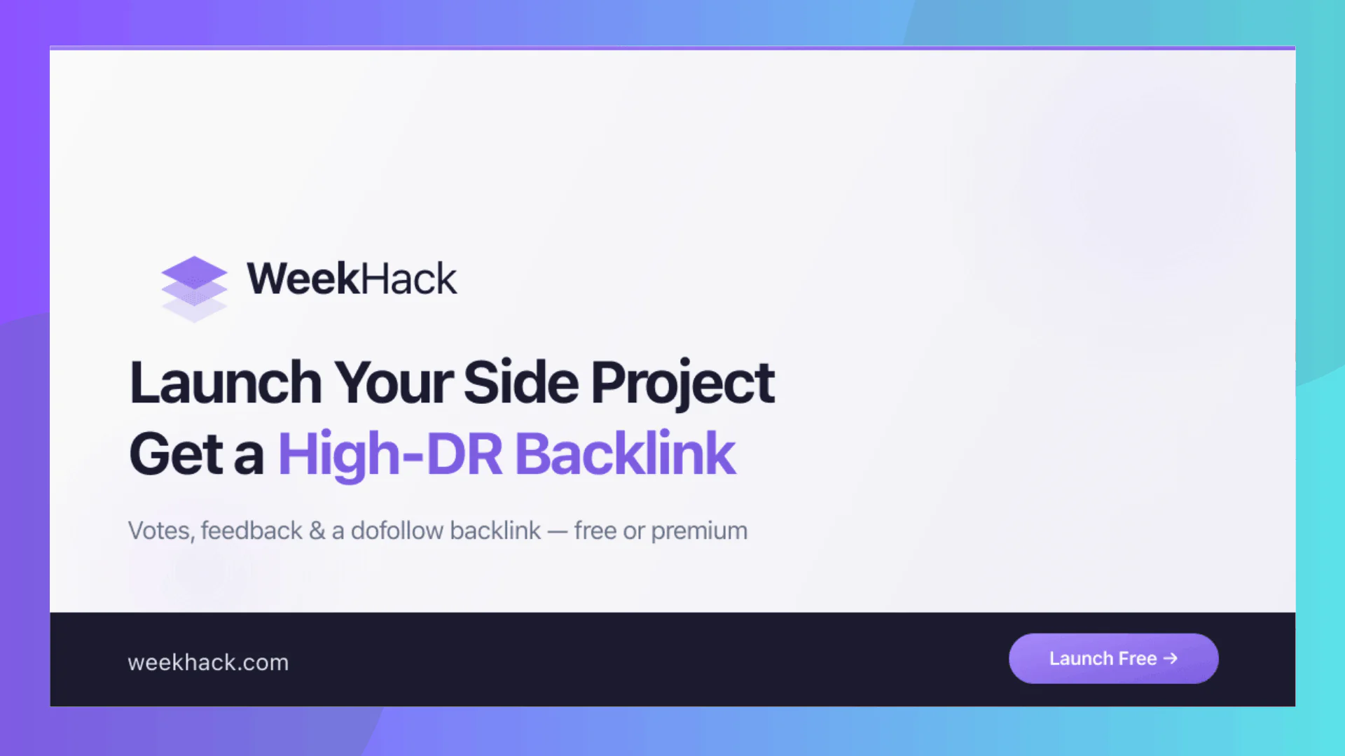 Screenshot of WeekHack