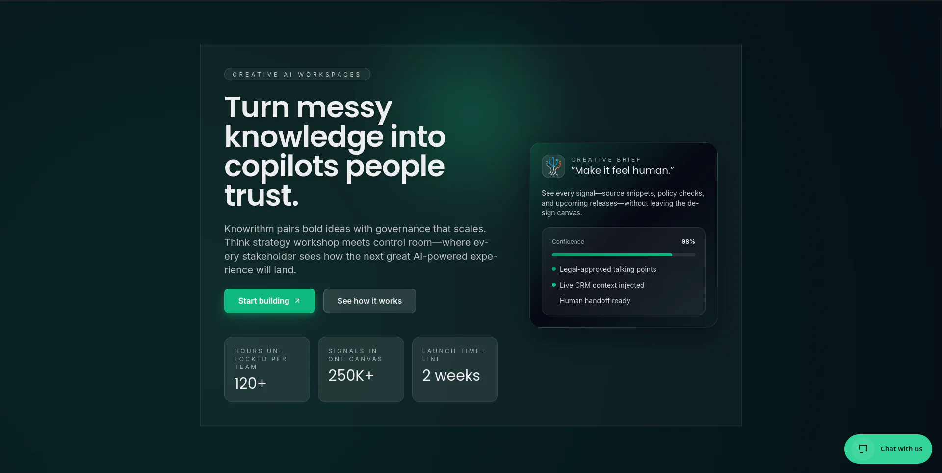 Screenshot of Knowrithm